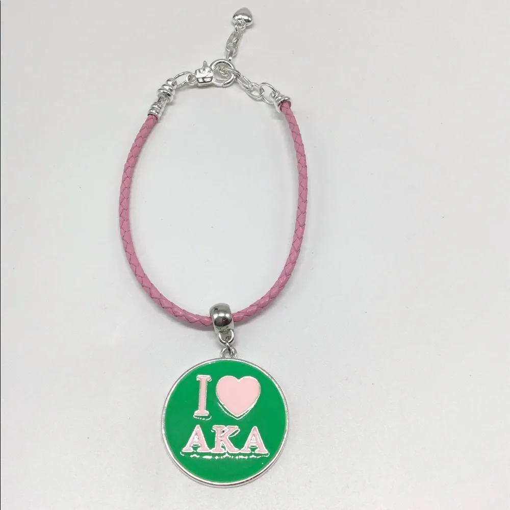 AKA Leather Bracelet - Picture 1 of 3